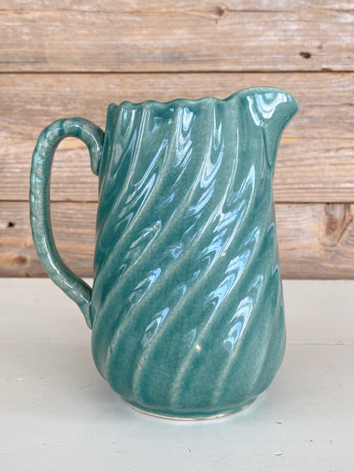 green pitcher