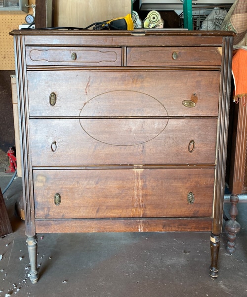 dresser before