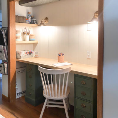 How To Transform A Closet Into An Art Nook