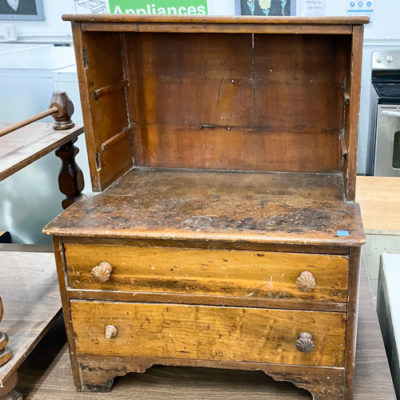 Repurposed Antique Child’s Kitchen