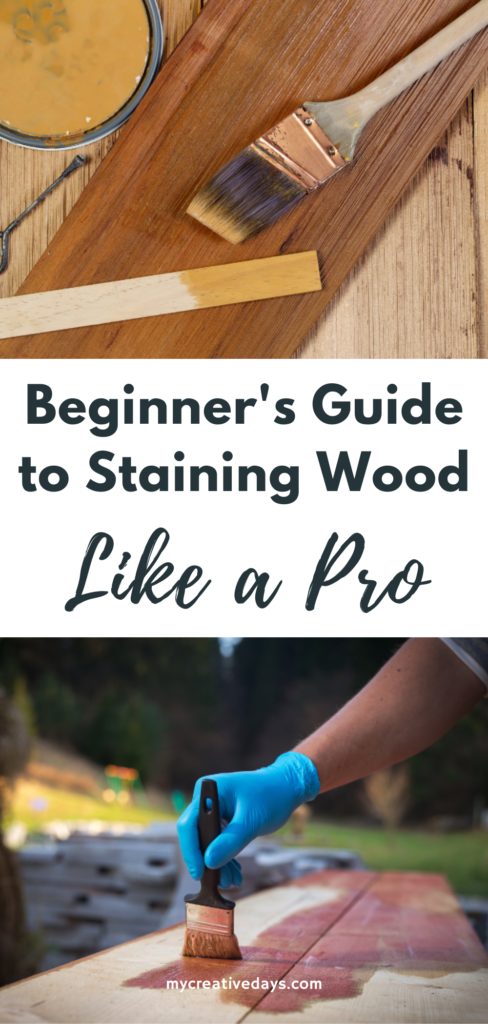 This Beginner's Guide to Staining Wood shares expert tips for flawless results, from choosing the right stain to applying for a great finish.