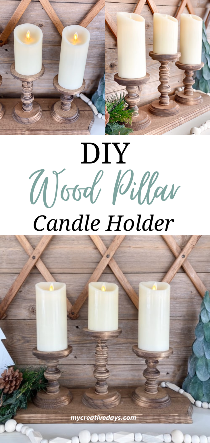 DIY Pillar Candle Holder My Creative Days