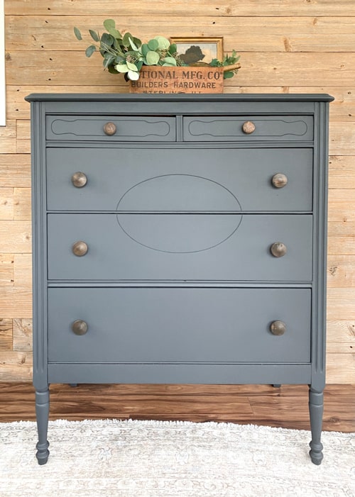 Green Painted Dresser Makeover - My Creative Days