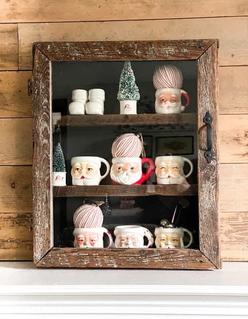 This glass cabinet makeover is an example of how thrift store finds can be made over to get the exact look you want in your home for less!