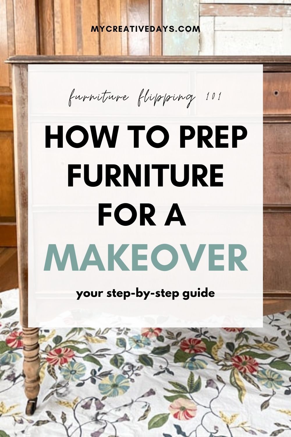 How To Prep Furniture For A Makeover