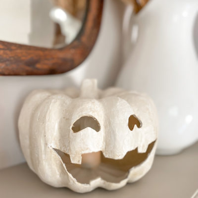 DIY Jack-O-Lantern Tealight Holder