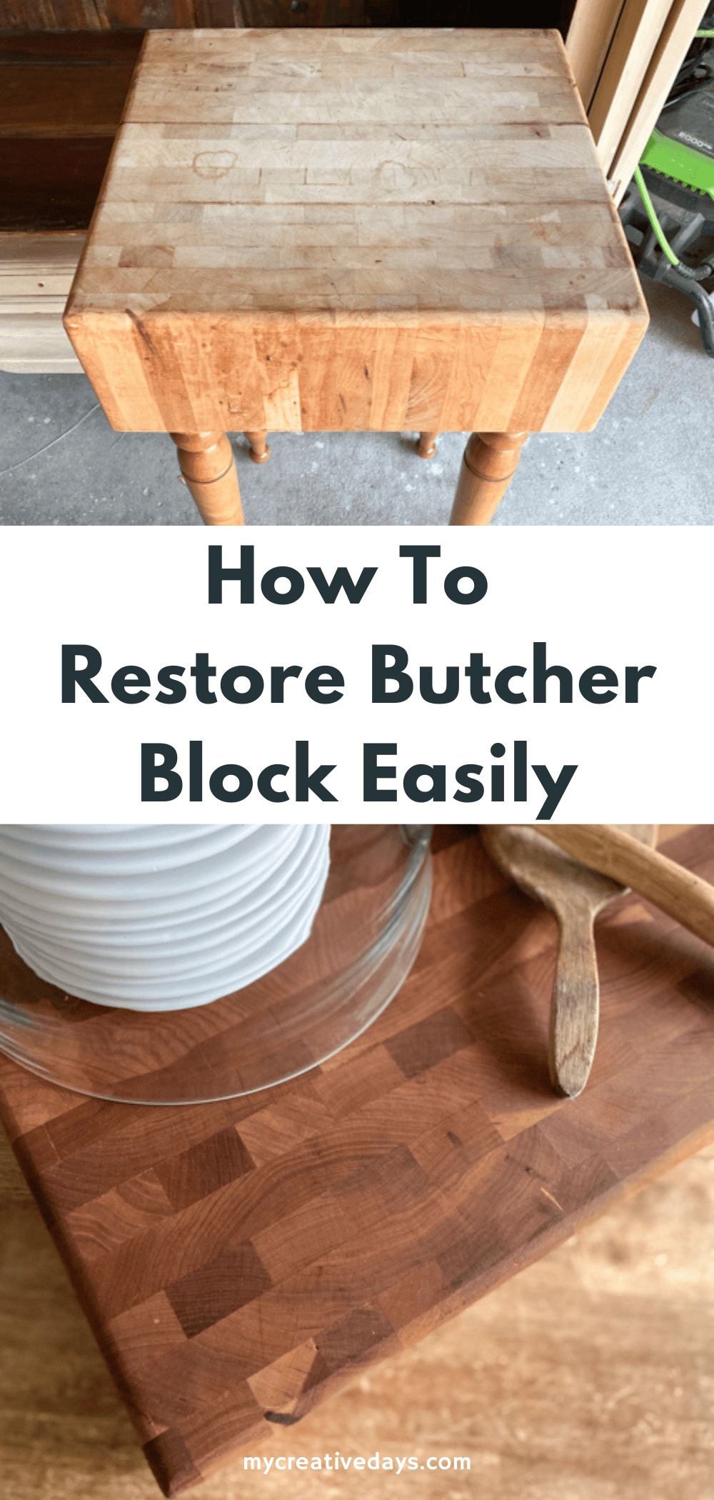 If you have a piece of butcher block that needs some refreshing, this post will show you how to restore butcher block easily and effectively.