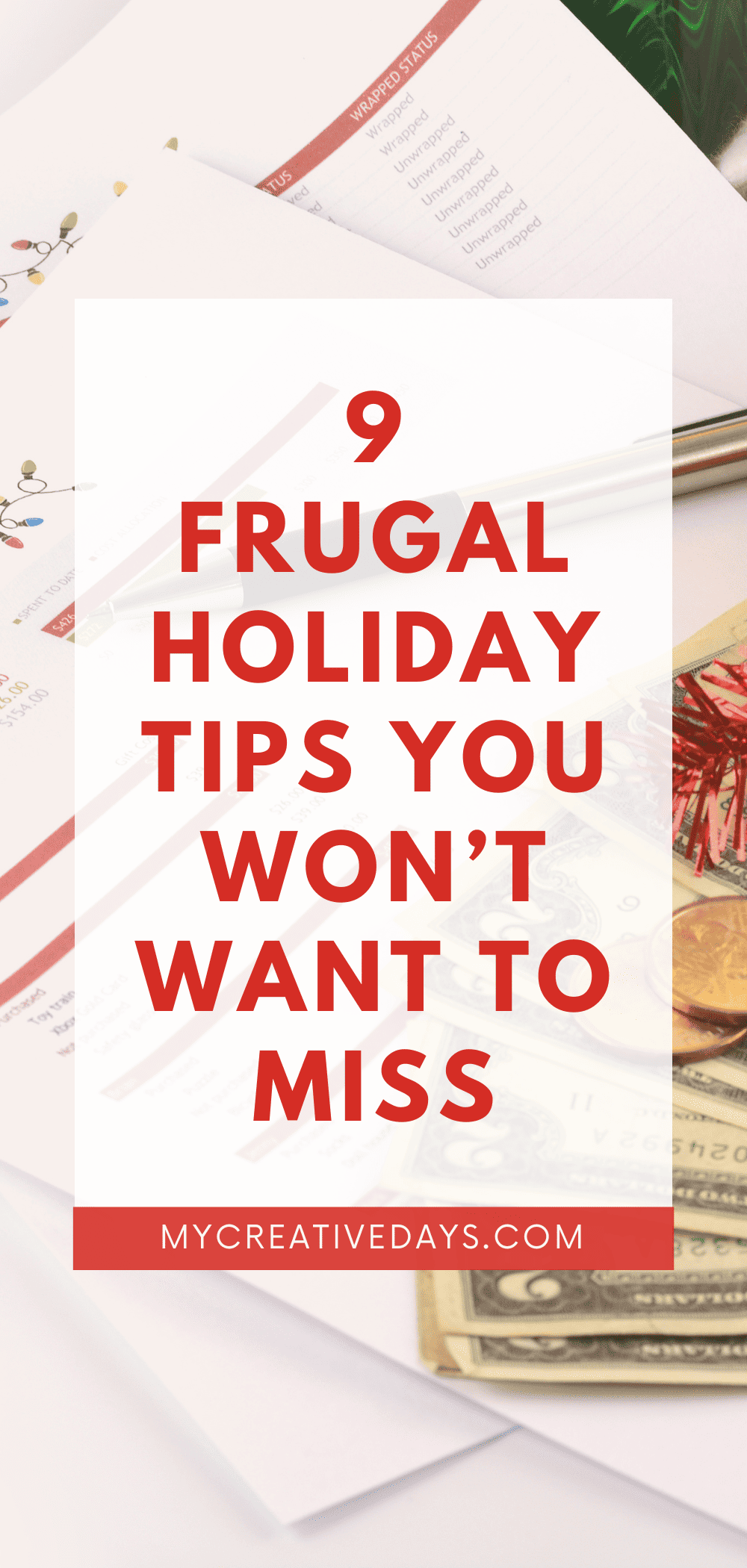 Discover 9 Frugal Holiday Tips that let you celebrate without overspending. Make the most of the festive season without breaking the bank.
