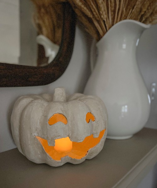 This DIY Jack-O-Lantern Tealight Holder is an easy project that will give you the look of an expensive holder for a fraction of the cost.