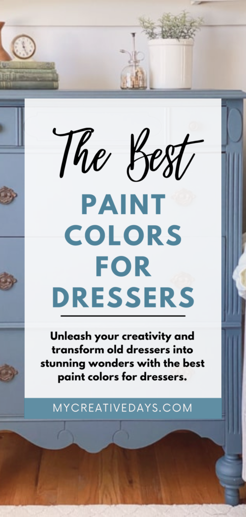 Unleash your creativity and transform old dressers into stunning wonders with the Best Paint Colors for Dressers.