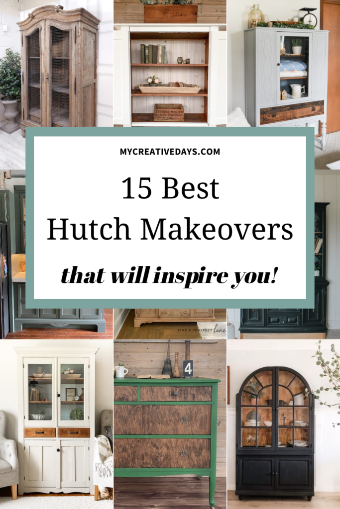 Discover furniture transformations with the best hutch makeovers! From rustic farmhouse to sleek modern designs, you are sure to be inspired. 