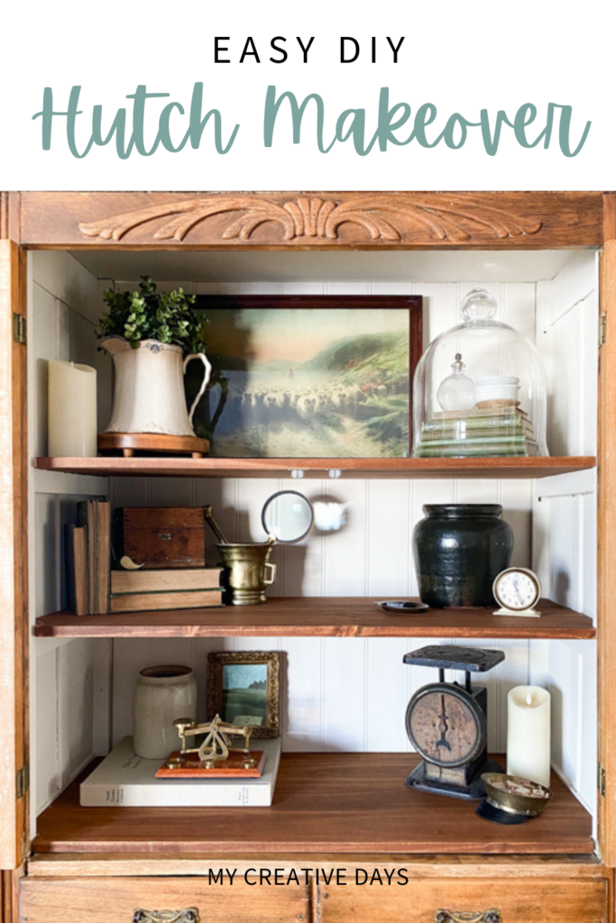 Transform your space with this Easy DIY Hutch Makeover! Easy step-by-step instructions for a budget-friendly hutch renovation.