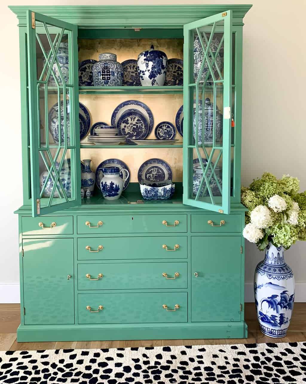 green hutch makeover