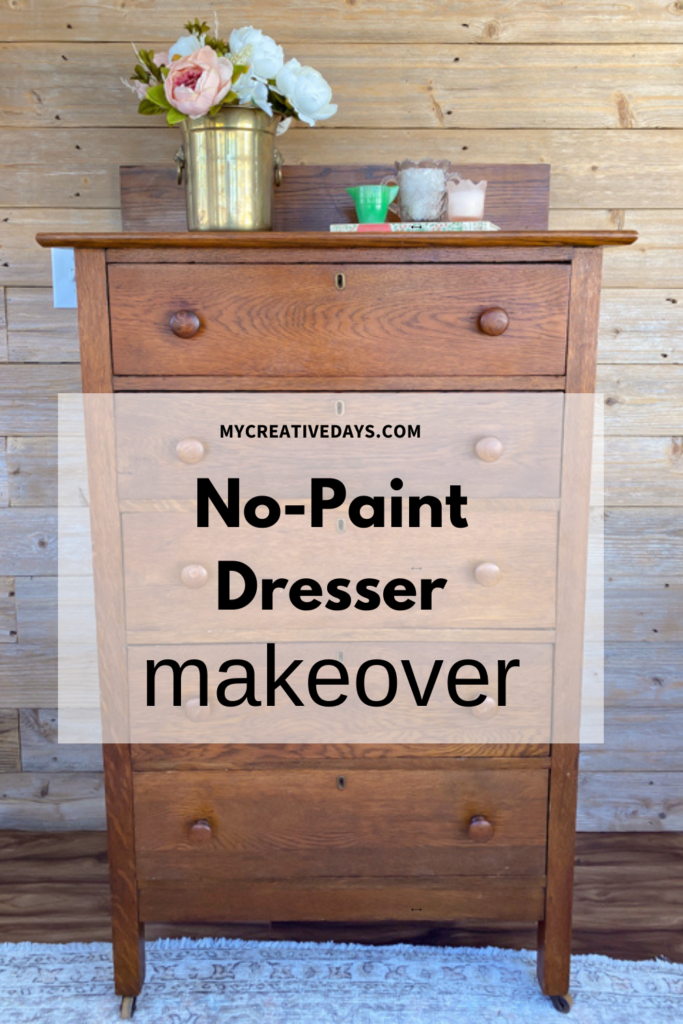 Revive your piece with this no paint dresser makeover! Follow our step-by-step tutorial using salve & Restore-a-Finish for a professional-quality makeover.