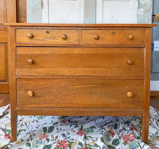 Elevate your furniture with this dark green dresser makeover. Achieve timeless sophistication in a few easy steps and a full video tutorial!