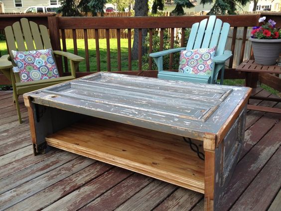 Old doors have so much character and many uses! Learn How To Turn Old Doors Into Furniture with these ideas, inspiration projects, and step-by-step tutorials.