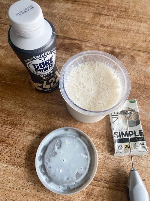 This is an easy 2 ingredient high protein vanilla ice cream recipe. Enjoy a healthy, delicious dessert that will satisfy your sweet tooth guilt-free!
