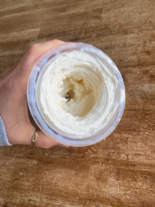 This is an easy 2 ingredient high protein vanilla ice cream recipe. Enjoy a healthy, delicious dessert that will satisfy your sweet tooth guilt-free!