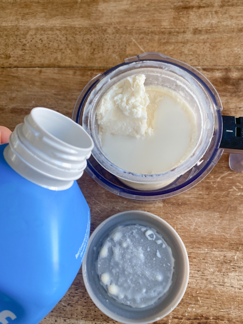 This is an easy 2 ingredient high protein vanilla ice cream recipe. Enjoy a healthy, delicious dessert that will satisfy your sweet tooth guilt-free!