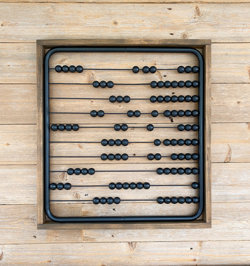 DIY Abacus Wall Art