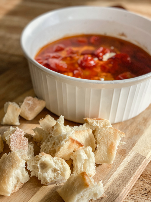Cherry Tomato and Burrata Appetizer Dip