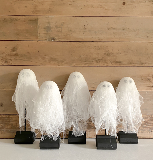 DIY Tabletop Ghosts