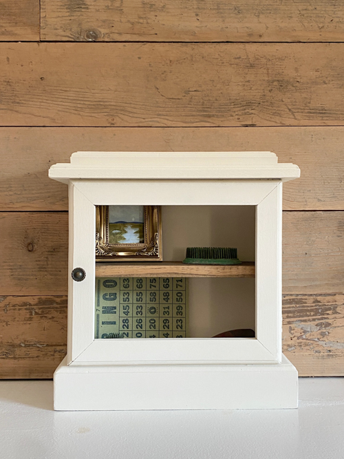 Repurposed Clock Cabinet