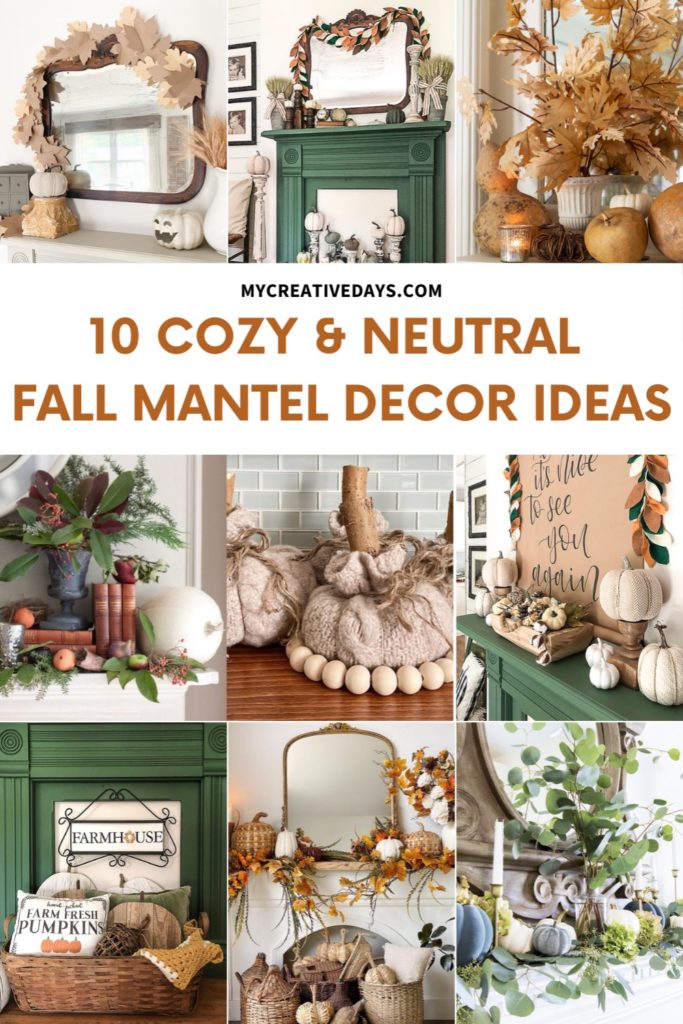 Fall Mantel Decorating Ideas - My Creative Days