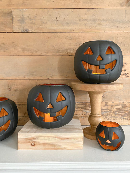 DIY Pottery Barn Jack-O-Lantern Dupe