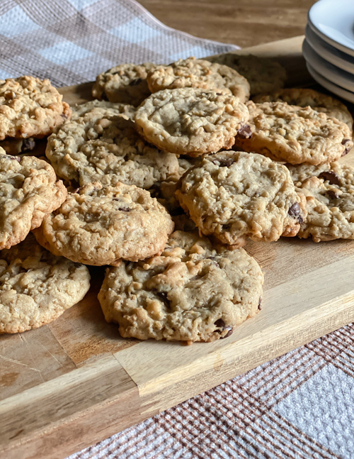 Rice Krispie Oatmeal Chocolate Chip Cookies