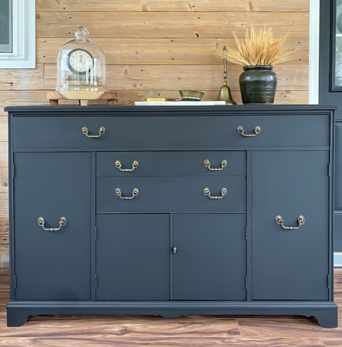Painted Sideboard Makeover: An Old Piece Gets A Classic Makeover