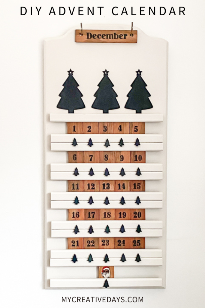 Transform a thrift store find into a festive DIY thrifted advent calendar! This budget-friendly upcycling project is perfect for a creative Christmas countdown.