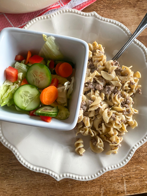 Easy Creamy Ground Beef Stroganoff Recipe