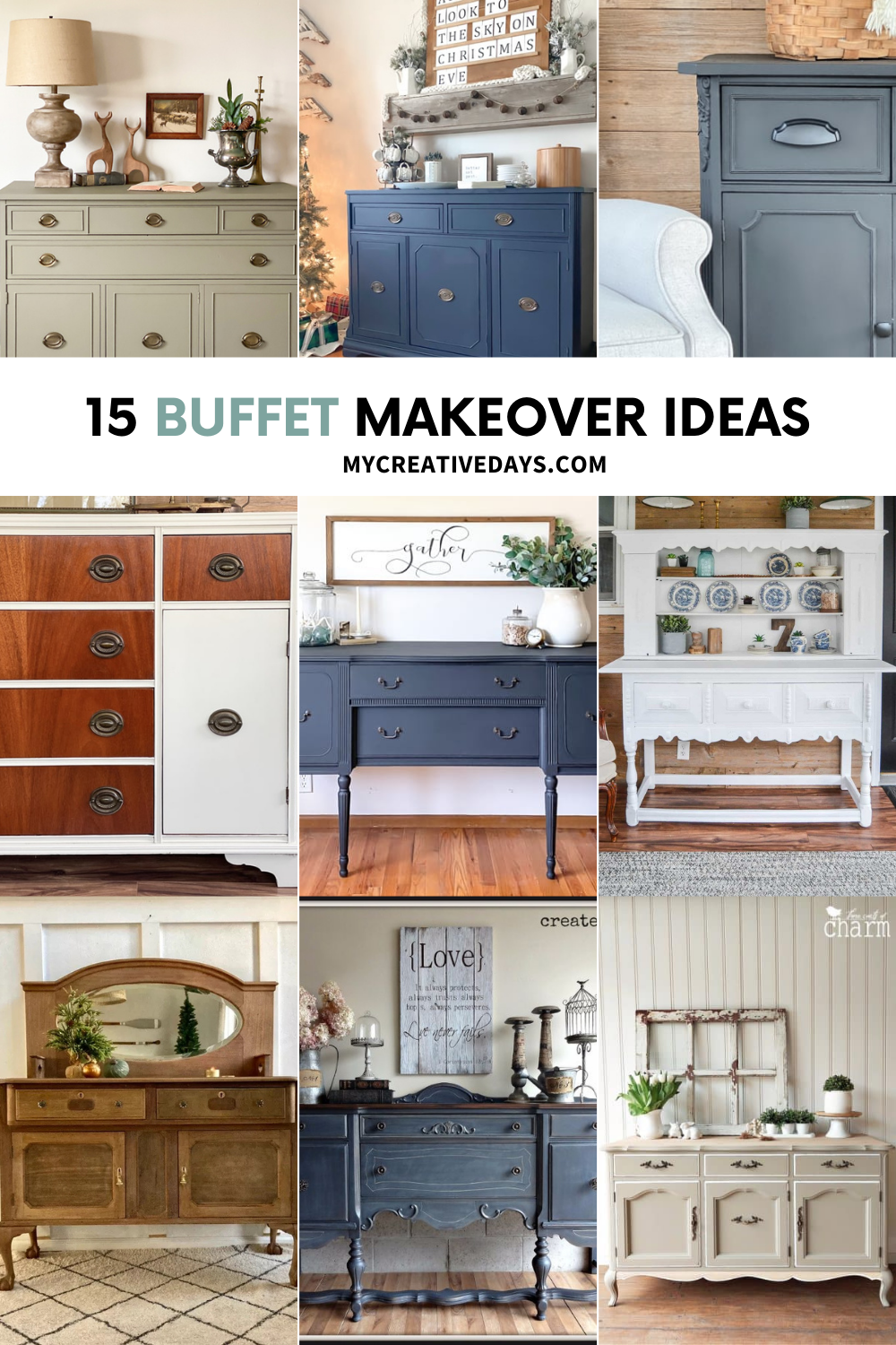 Buffet Makeovers: 15 Gorgeous Transformations You’ll Love