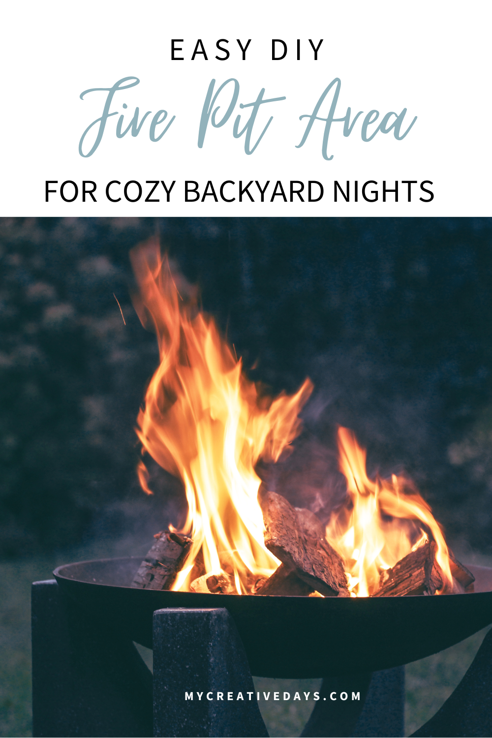 DIY Fire Pit Area for Cozy Backyard Nights - My Creative Days