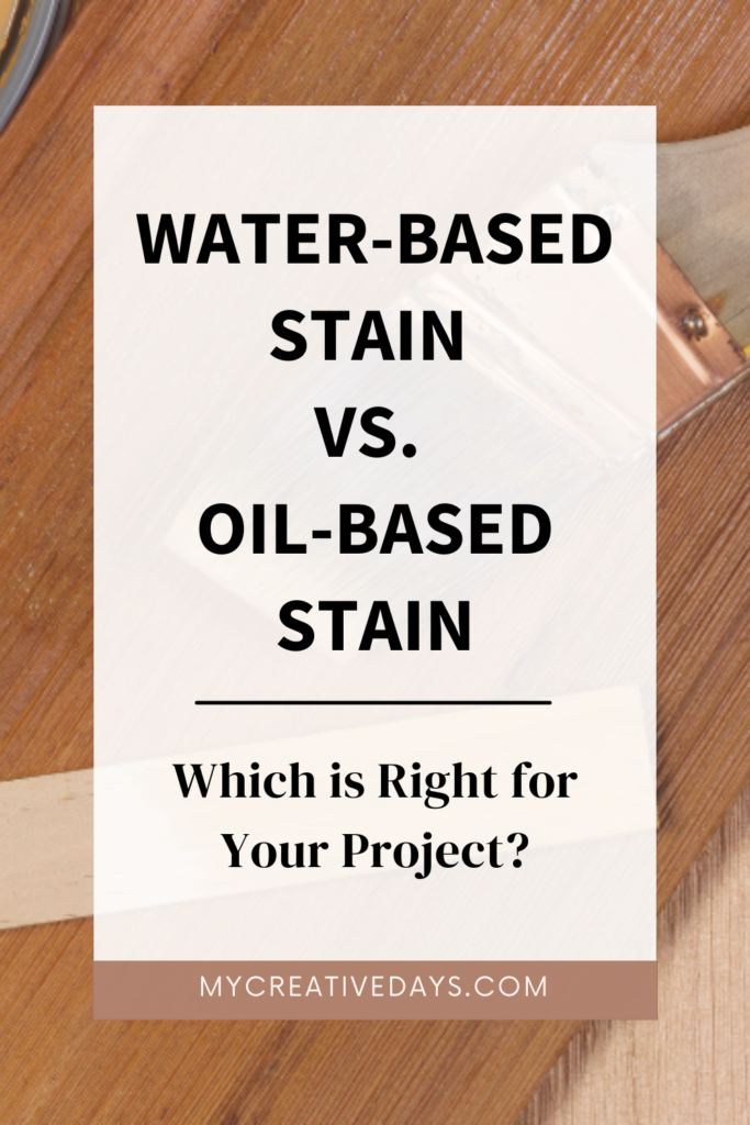 Water-Based Stain vs. Oil-Based Stain – Learn the key differences, pros, and best uses for each to achieve the perfect wood finish on your next project.