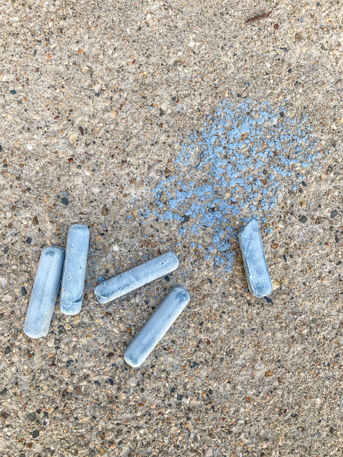 This easy Homemade Sidewalk Chalk recipe uses just 3 ingredients! A fun DIY project kids love—and you probably already have everything you need.