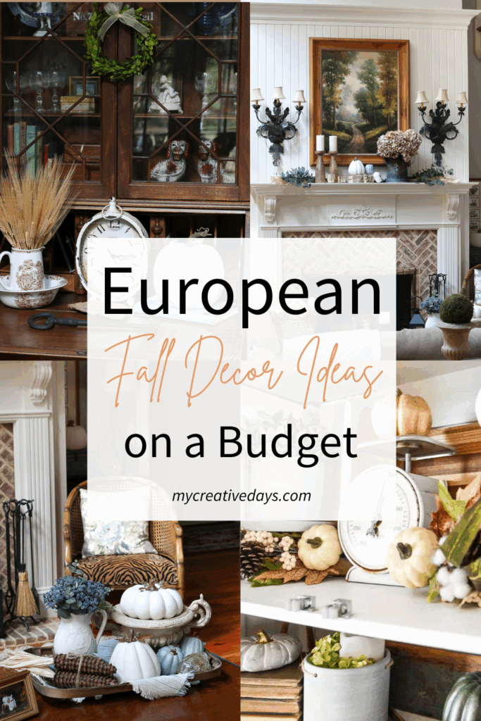 Discover cozy and timeless European Fall Decor Ideas on a budget using thrifted finds, natural elements, and easy DIYs to create an old-world seasonal charm.