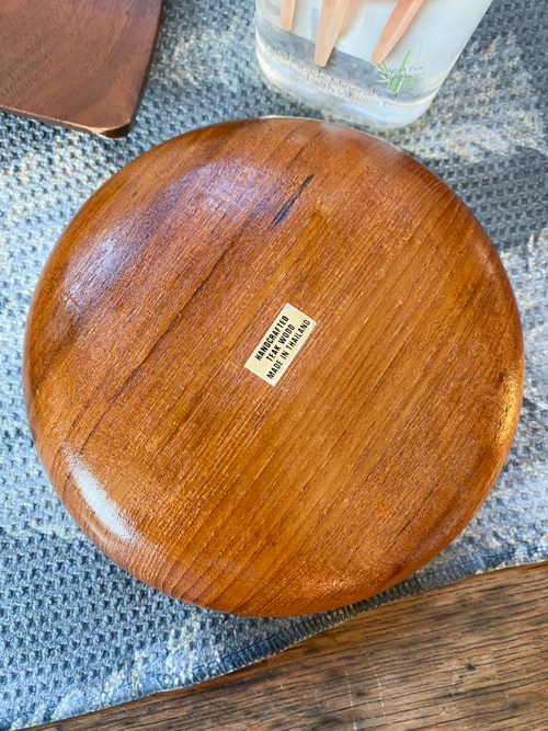 Learn how to restore thrifted wooden bowls easily without sanding using just two products. A simple DIY method to bring vintage wood bowls back to life!