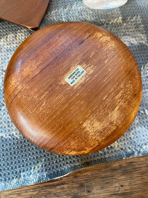 Learn how to restore thrifted wooden bowls easily without sanding using just two products. A simple DIY method to bring vintage wood bowls back to life!