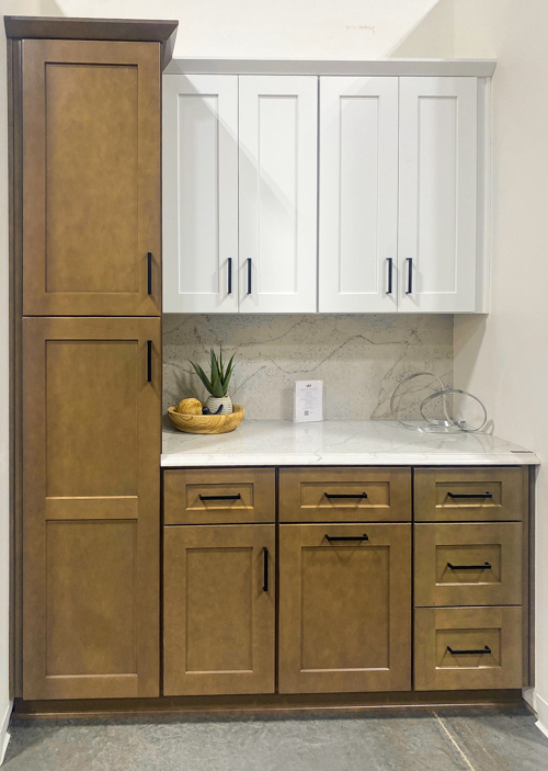 Affordable kitchen cabinets and countertops from CKF transformed our flip kitchen. See our design process, finishes, and budget-friendly tips!