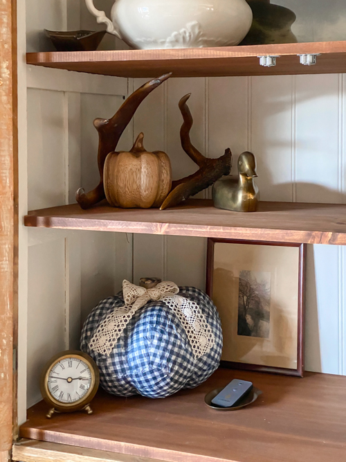 DIY Gingham Pumpkin Decor