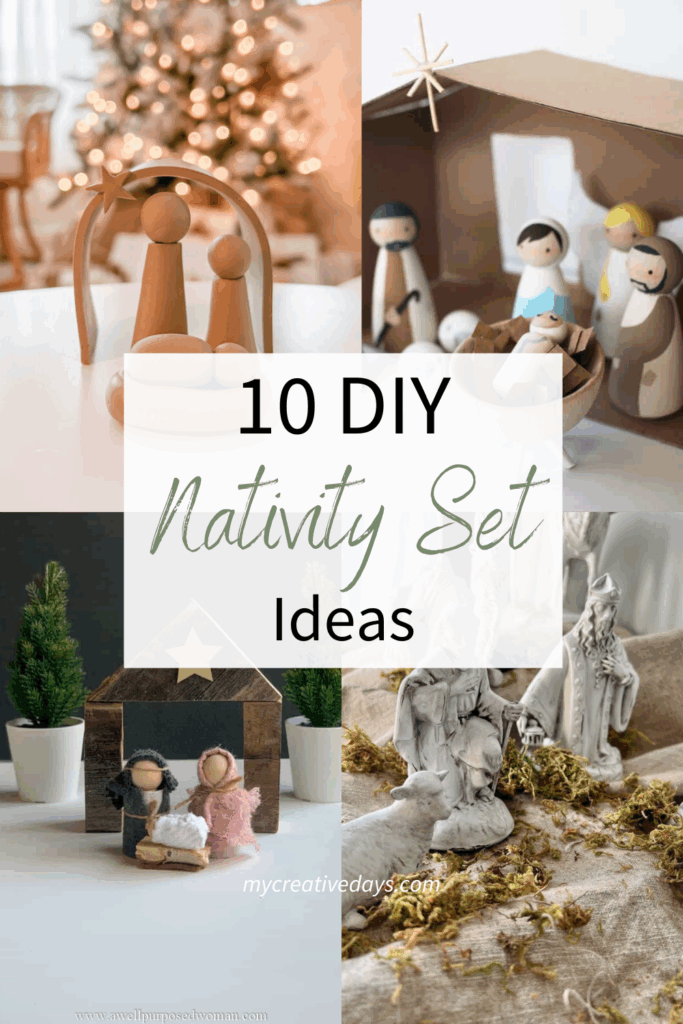 These DIY Nativity Set Ideas are fun, meaningful, and easy to make! Get inspired to create a special handmade nativity for your Christmas decor.