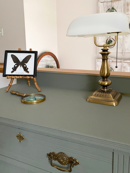 Easy Small Chest Of Drawers Makeover with supply list and tutorial. See how I transformed a Goodwill find with paint, same hardware, and a quick refresh.