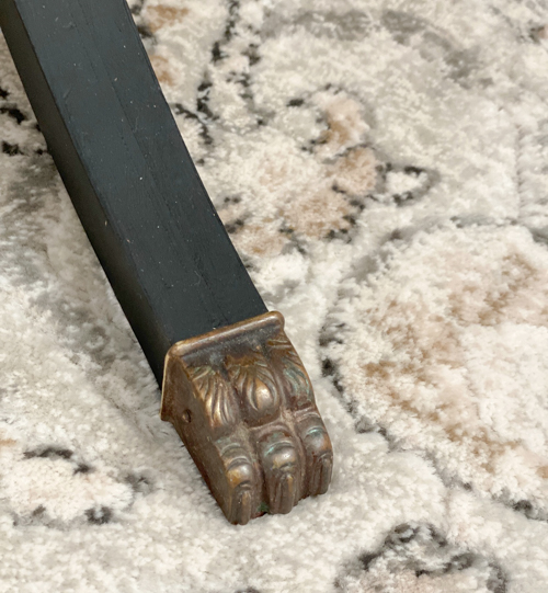 DIY mahogany drum table makeover tutorial! See how I refinished this vintage table step-by-step with supplies, tips, and a beautiful before & after.