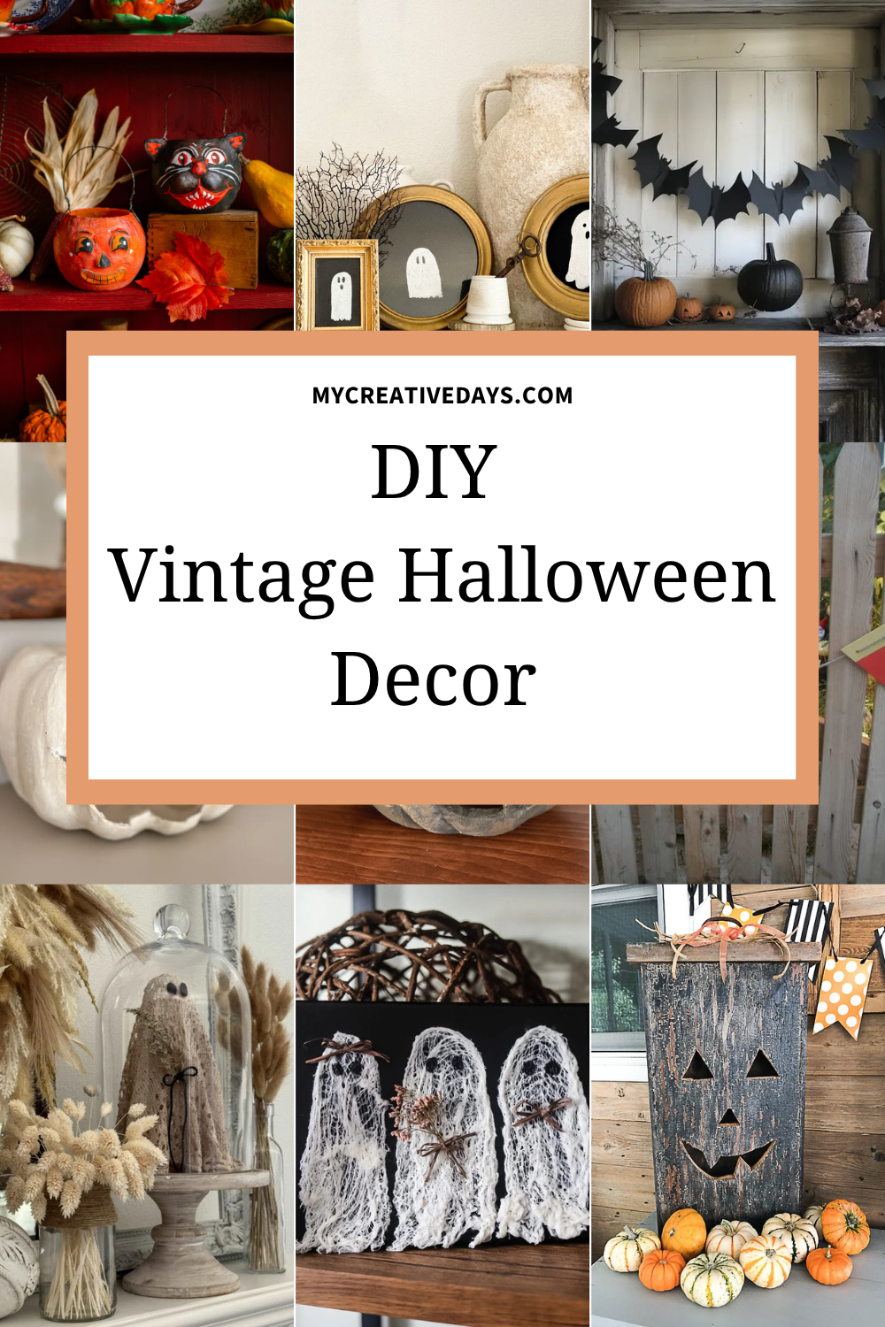DIY Vintage Halloween Decor