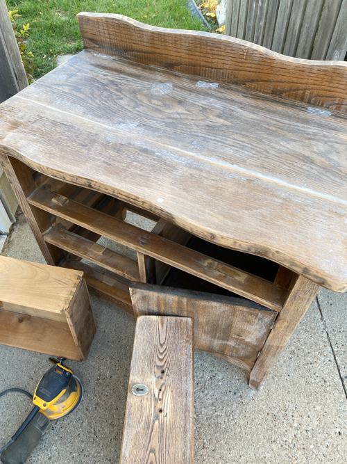 Transform a dated thrift store find with this easy thrifted small chest of drawers makeover using paint, new hardware, and simple DIY steps.