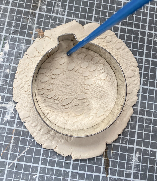 DIY Lace Christmas Ornaments made with air-dry clay, lace, and simple tools. Easy, elegant, and customizable holiday decorations for your tree.