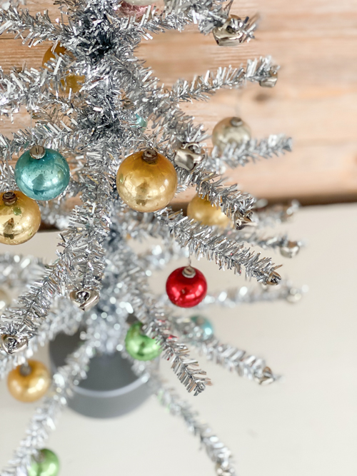 DIY Vintage Aluminum Christmas Tree