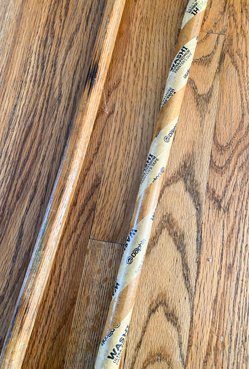 Transform old wooden canes into beautiful Christmas decor with this DIY Wooden Candy Canes tutorial. Simple, budget-friendly, and perfect for holiday decor.